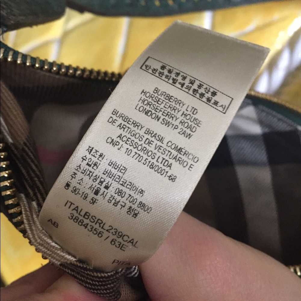 Burberry Python Emerald Green Clutch Crossbody - image 6